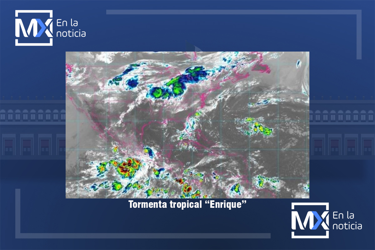 Se forma la tormenta tropical "Enrique" en el Océano Pacífico, cercano a las costas de Guerrero