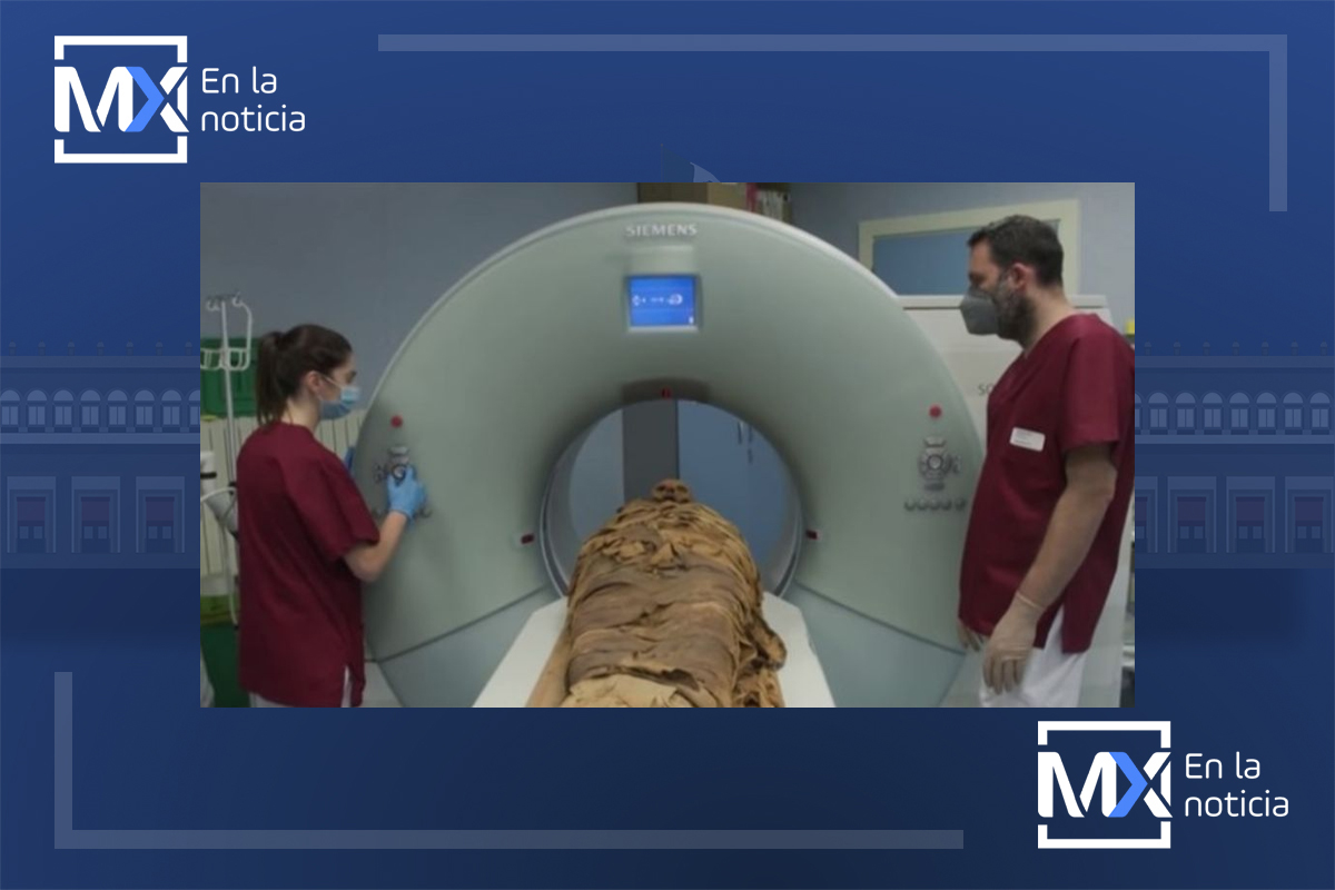 Someten a momia egipcia a una tomografía computarizada