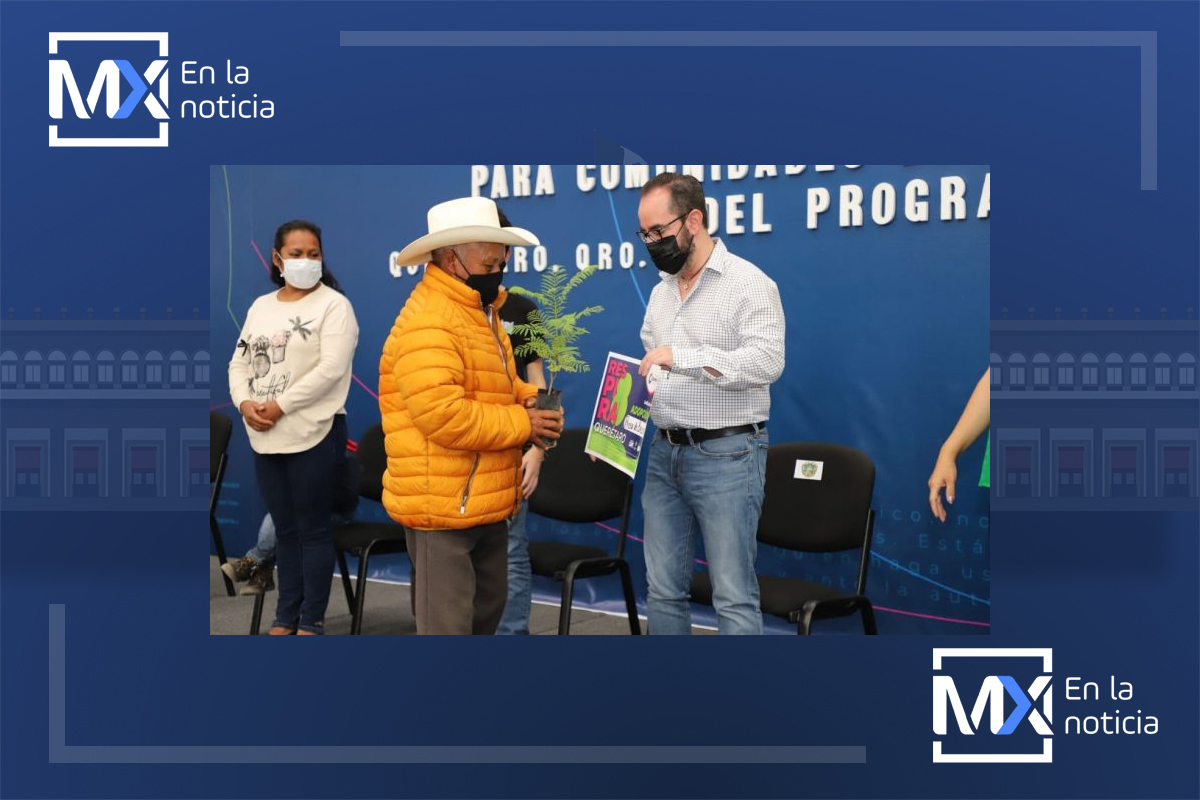 Avanza programa Respira Querétaro con siembra de árboles