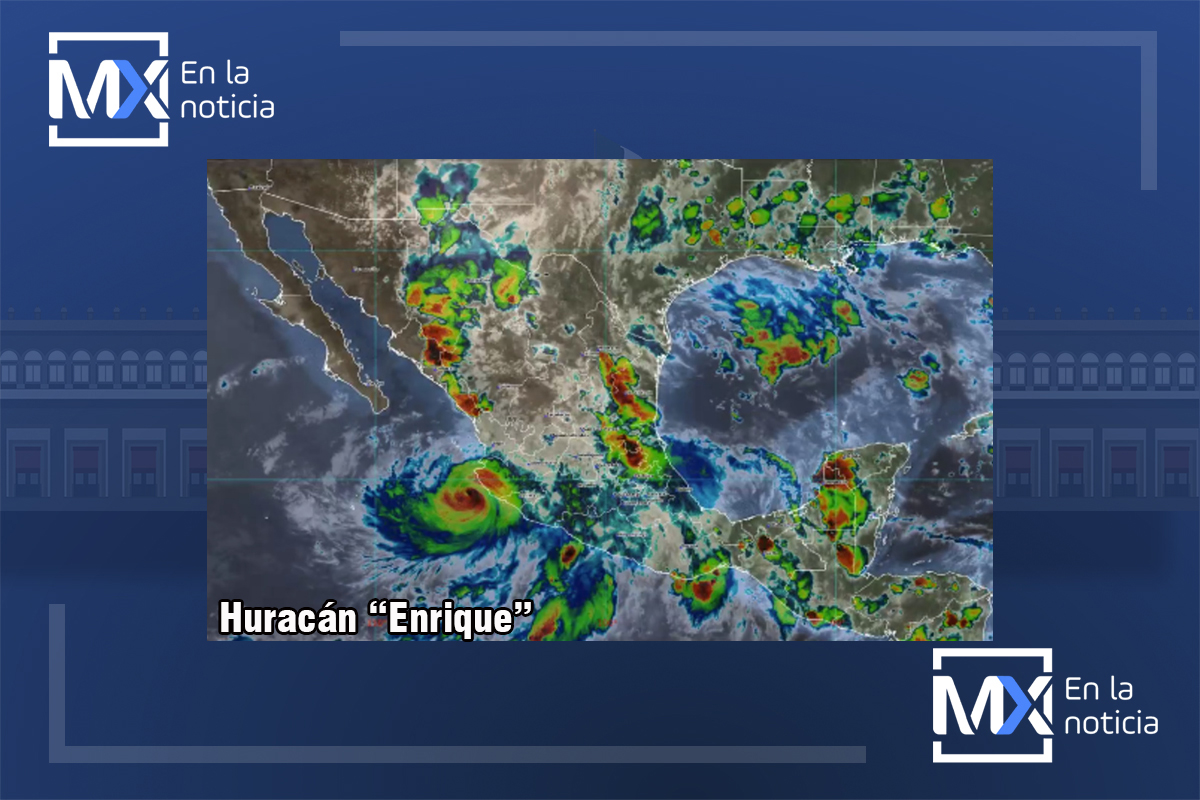 Huracán "Enrique" se localiza en la costa de Jalisco y Nayarit