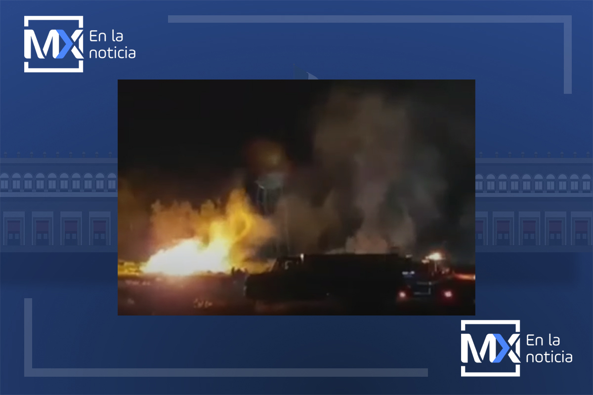 Explota toma clandestina de gas LP en Querétaro