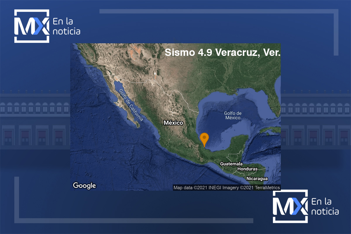 Sacude sismo de 4.9 a Veracruz, no se reportan daños