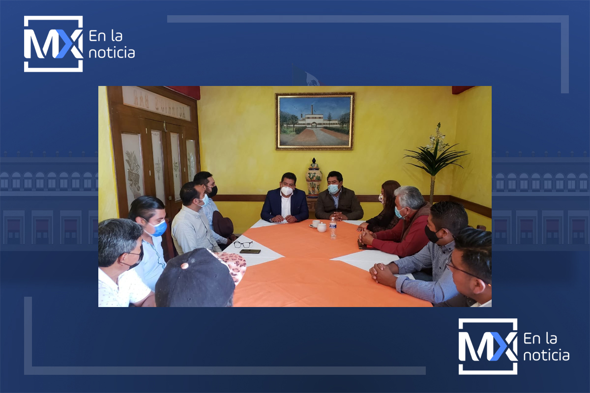 Se reúne Hildeberto Pérez y Carlos Augusto con presidentes de comunidad electos de Zacatelco