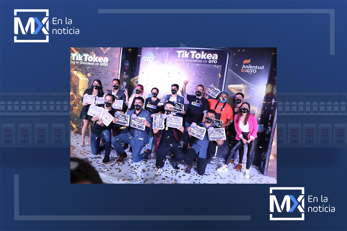 Reconocen a los Ganadores de la Primera Convocatoria Tik Tokea por la Grandeza de Guanajuato