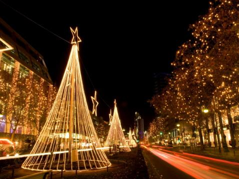 Preparan el primer parque de luces navideñas en Querétaro