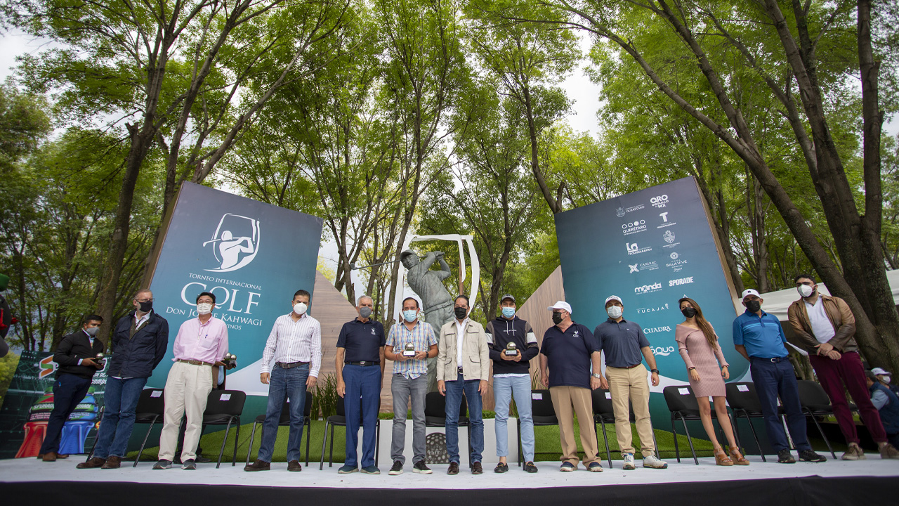 Preside el Gobernador de Querétaro la premiación del Torneo Internacional de Golf “Don Jorge Kahwagi”