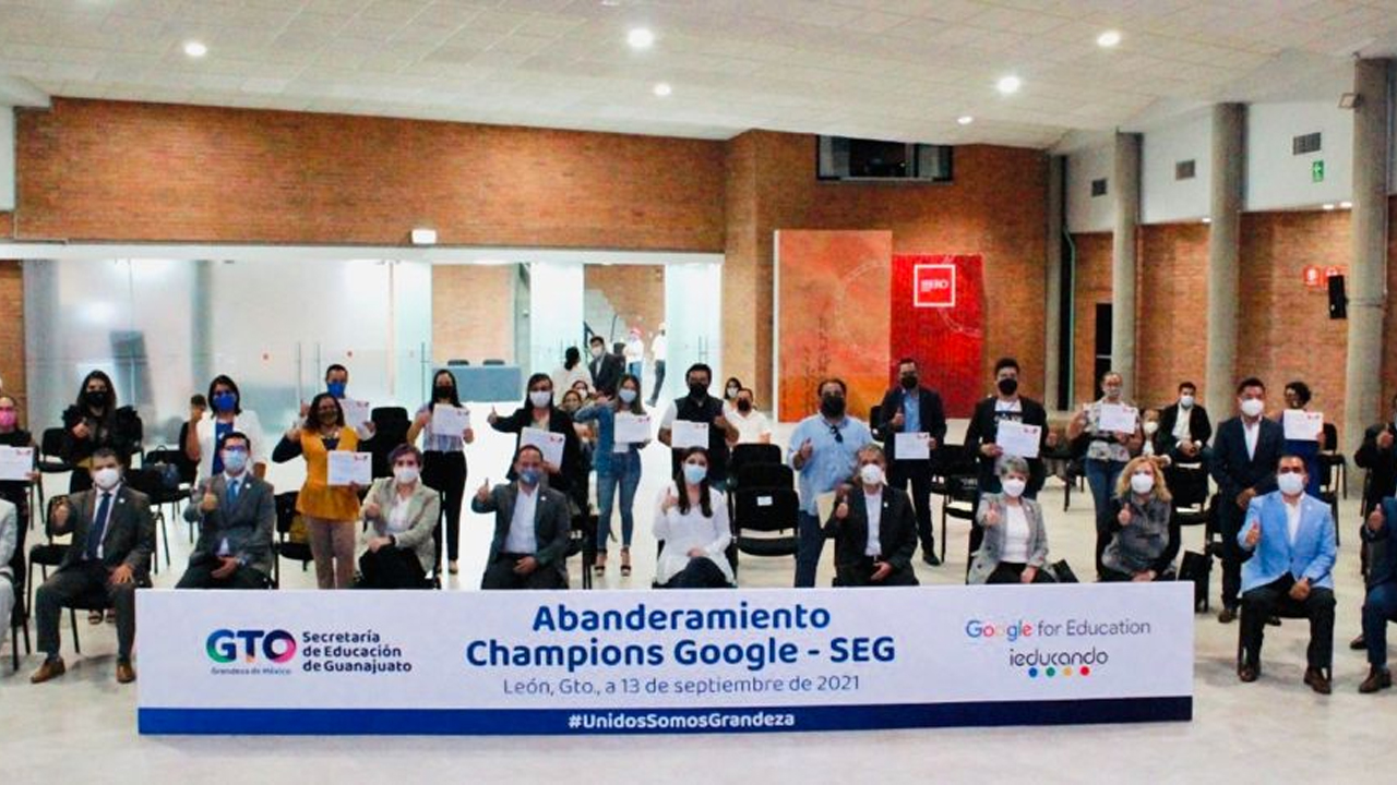 SEG y Google abanderan la primera generación de docentes Champions en Guanajuato