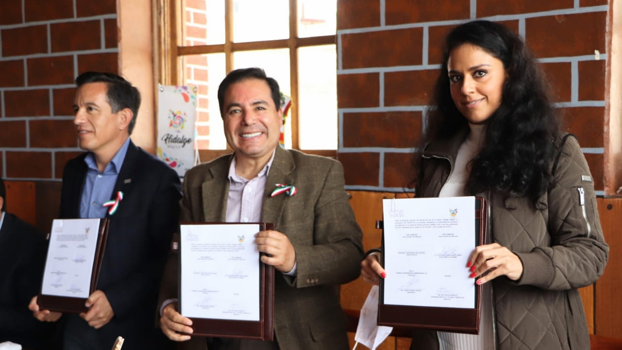 Firman SECTUR y CCEH convenio para uso de marca Hidalgo Mágico