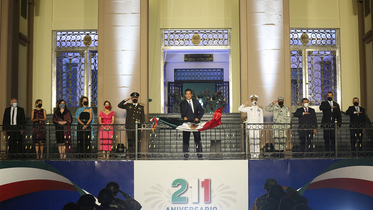 Conmemora Francisco Cabeza de Vaca el 211 Aniversario de la Independencia de México