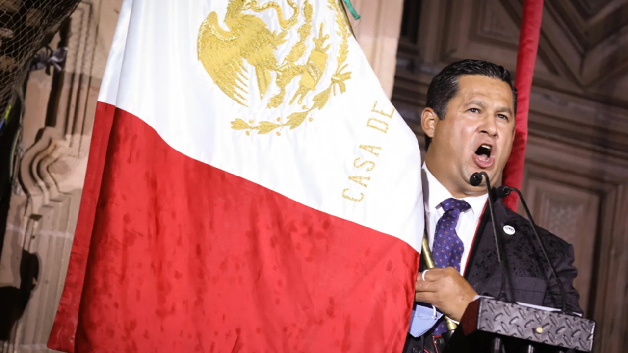 Gobernador de Guanajuato da el Grito de Dolores