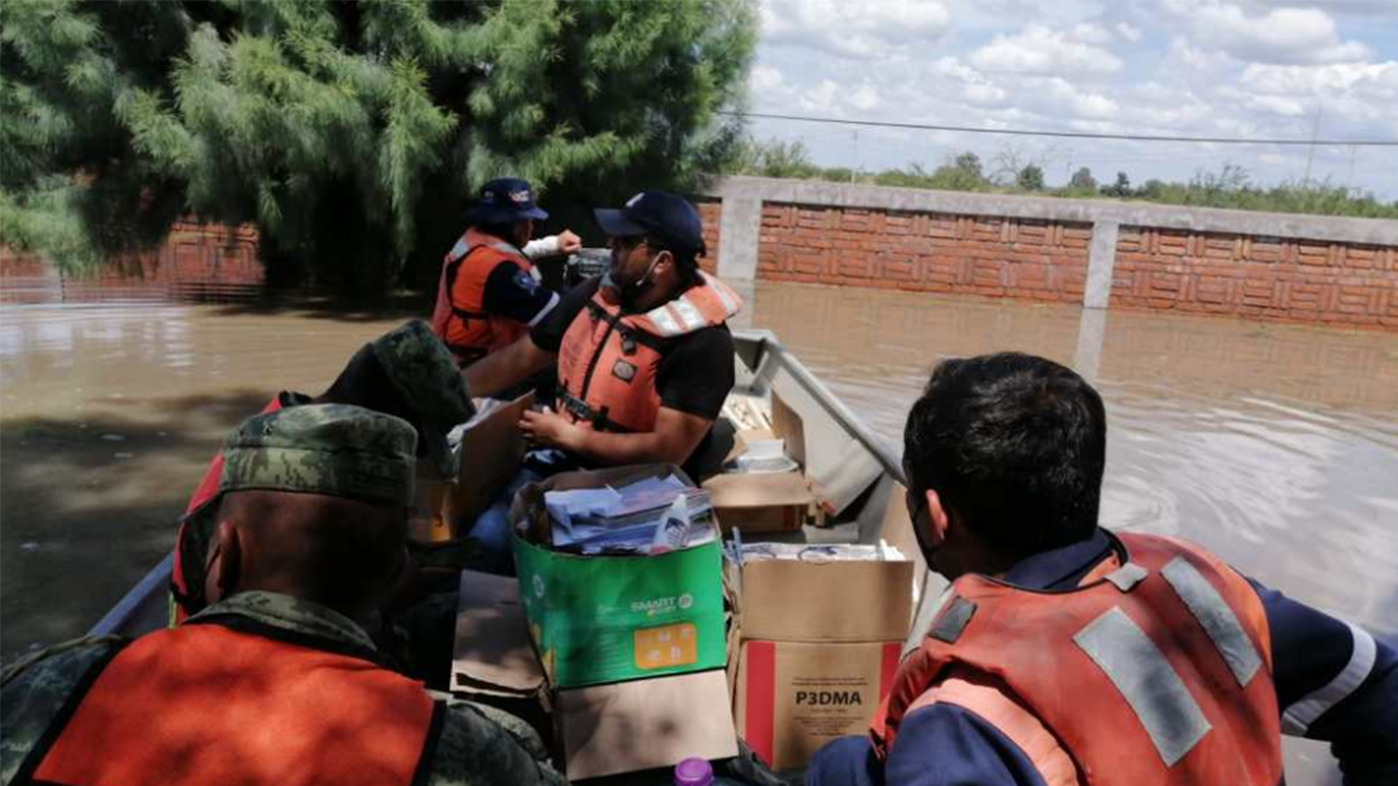 Mantiene la Coordinación Estatal de Protección Civil acciones emergentes ante la lluvia en Guanajuato