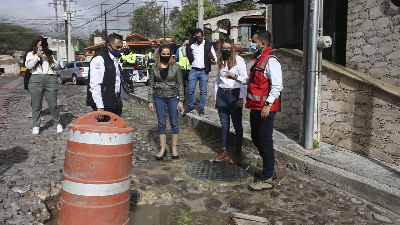 Supervisa SECTUR zonas turísticas afectadas por lluvias en Querétaro