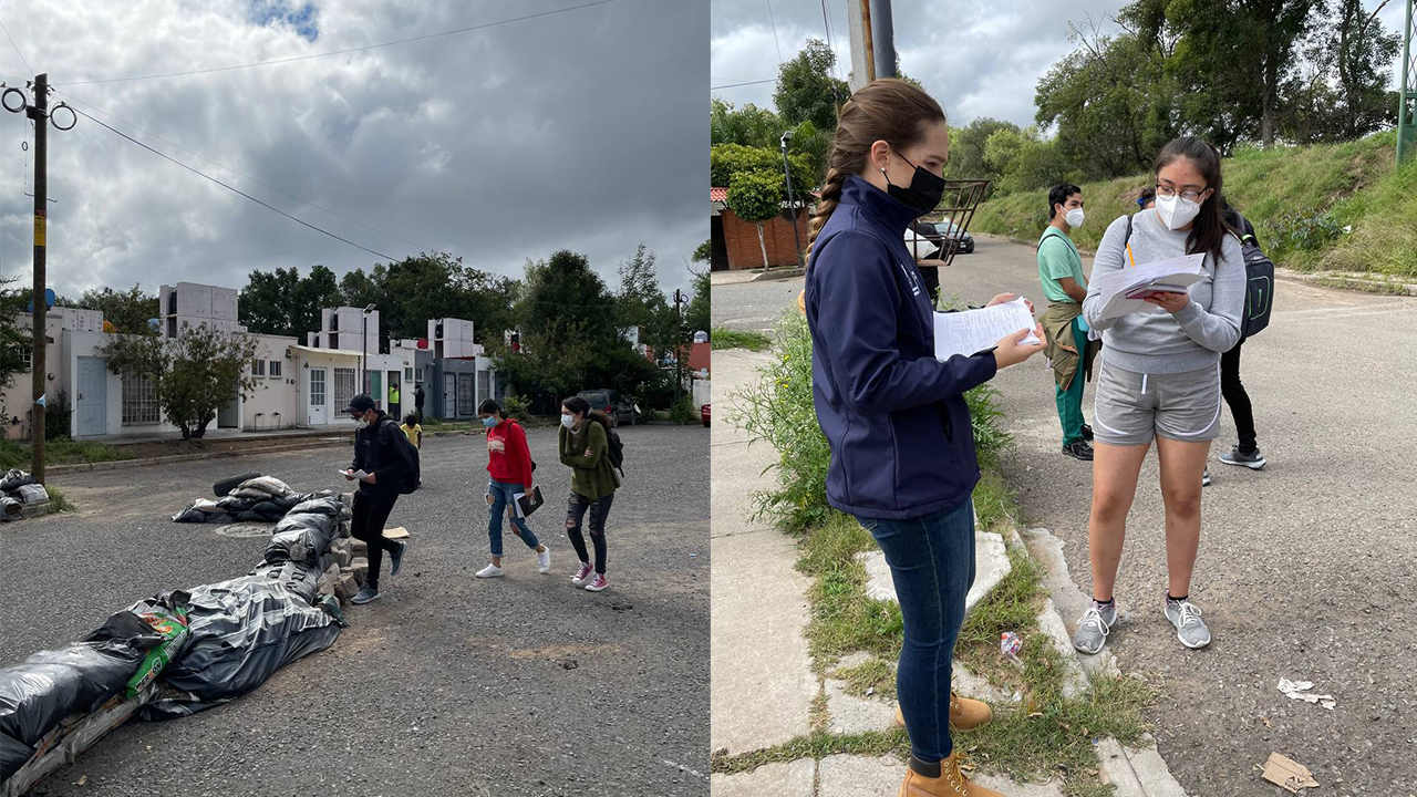 Voluntariado de Sejuve realizó labores de censo para detectar necesidades en la colonia La Rueda en San Juan del Río