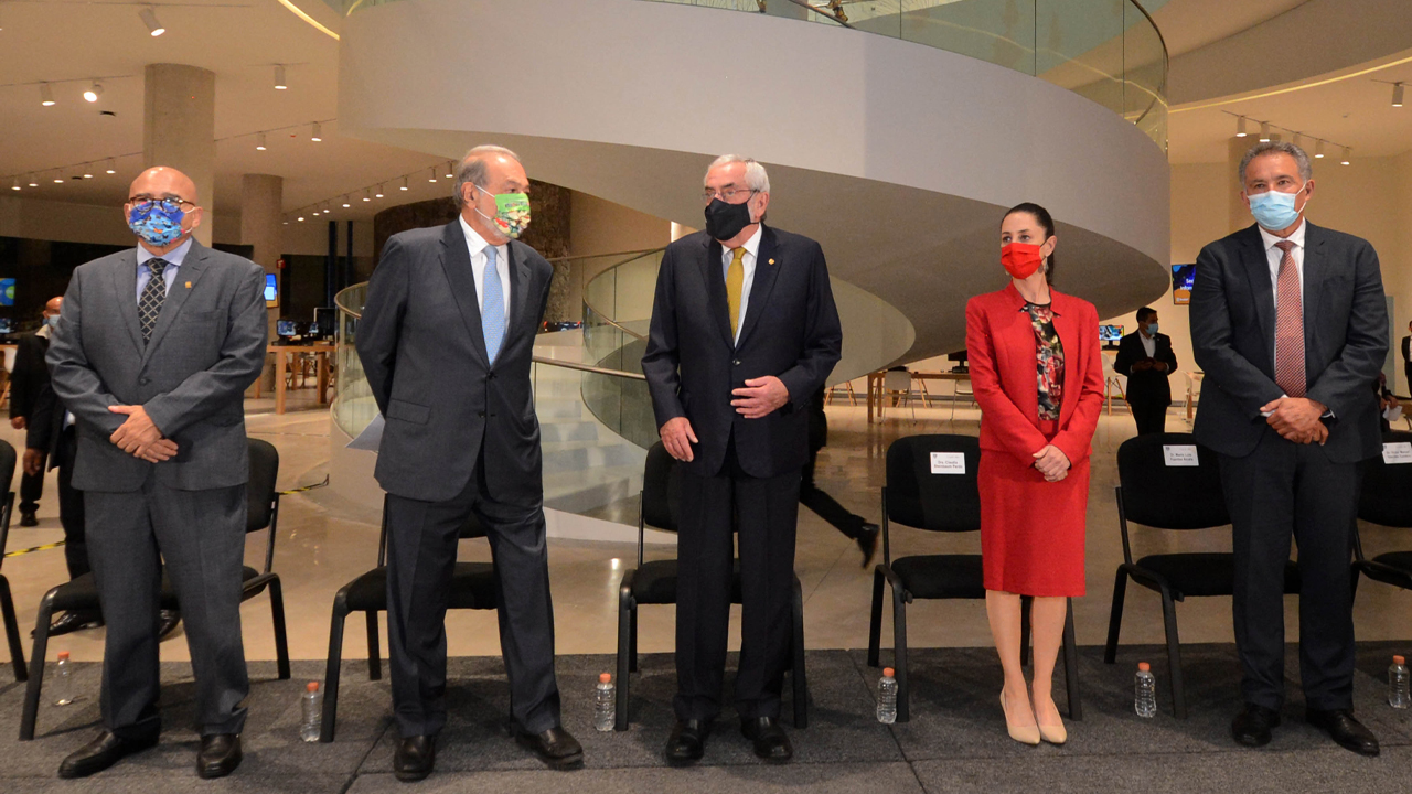 Inaugura la UNAM y fundación Carlos Slim 'Pabellón Nacional de la Biodiversidad'