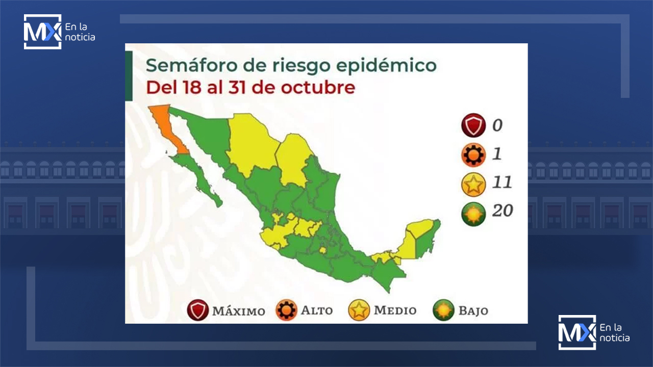 Pasa a verde en el semáforo epidemiológico Hidalgo