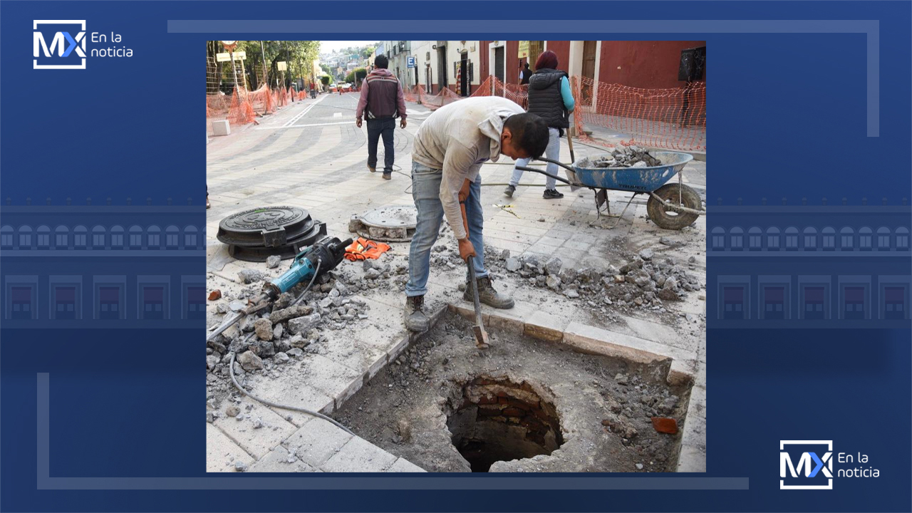 Ayuntamiento de Tlaxcala sustituye brocales y tapas de hierro por polietileno de alta resistencia