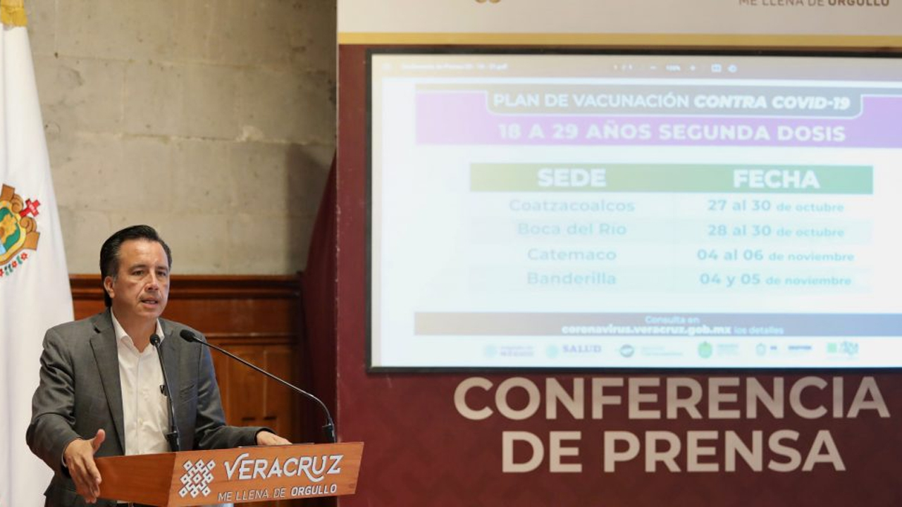 Completarán esquema anticoronavirus para sector 18 y más en Coatza, Catemaco, Boca y Banderilla