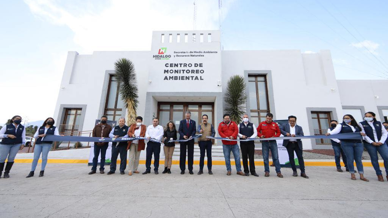 Omar Fayad inaugura el Sistema de Monitoreo Atmosférico del Estado de Hidalgo