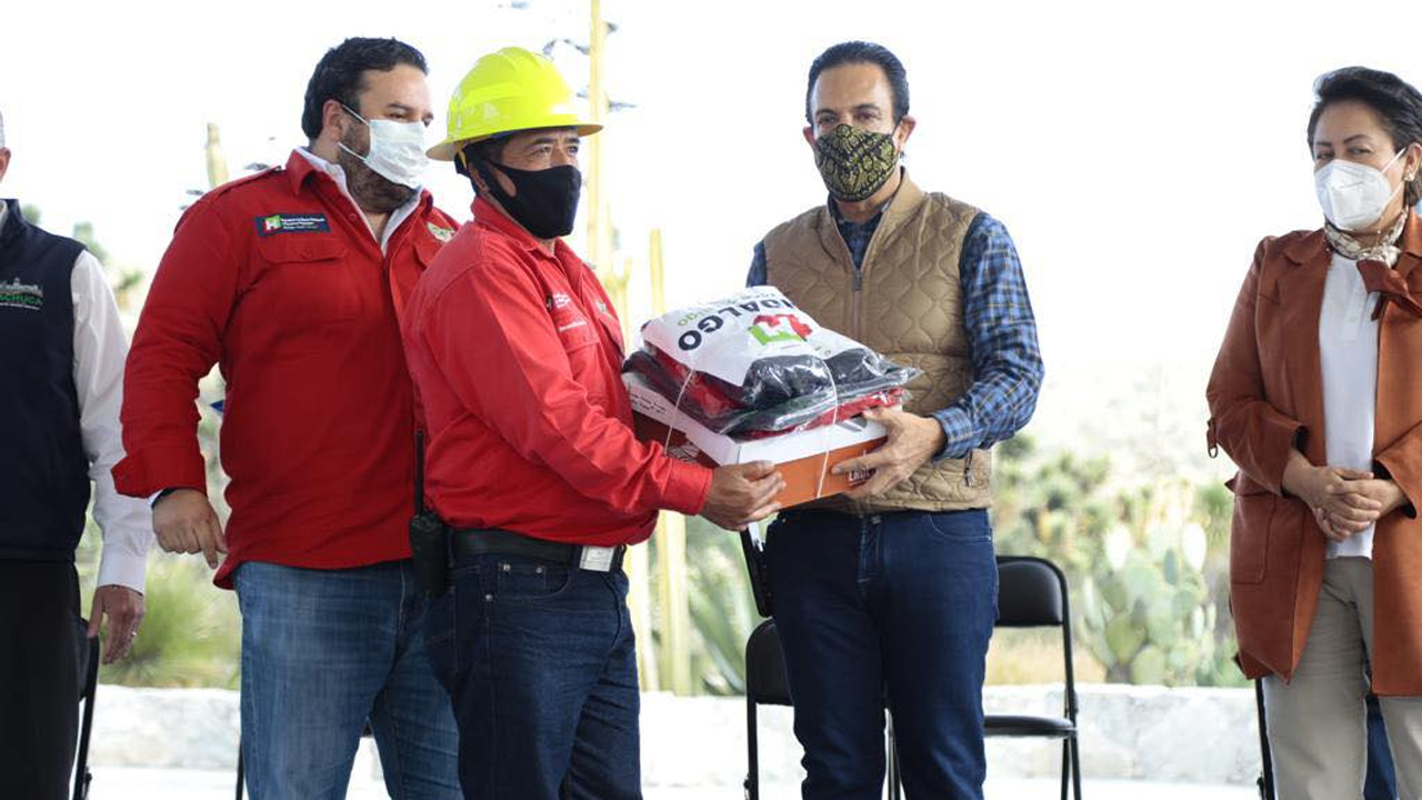 Entrega Gobernador de Hidalgo 75 equipos para combatir incendios forestales