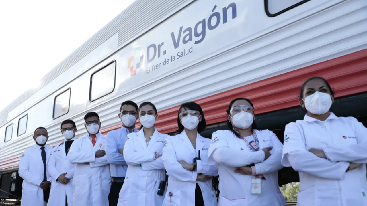 Llegan a Guanajuato los servicios médicos del Doctor Vagón