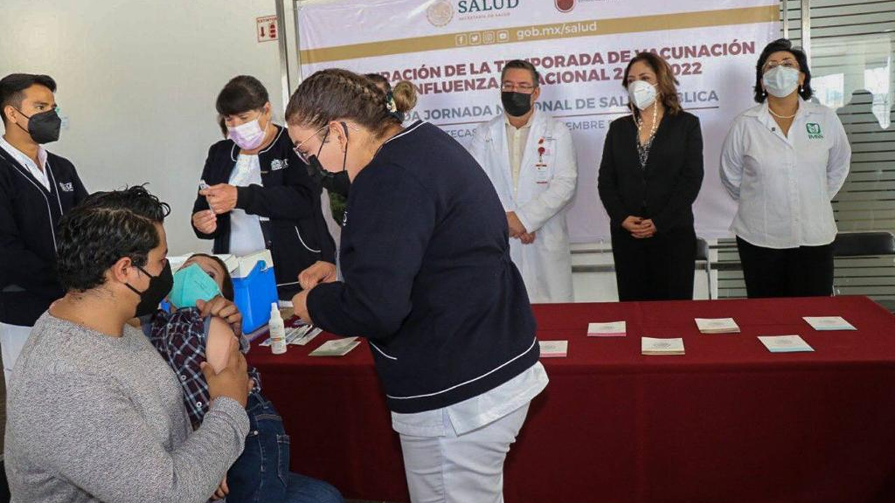 Inician Campaña de Vacunación contra la influenza estacional en Zacatecas