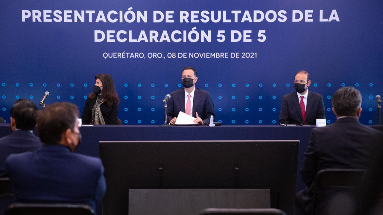 Querétaro primer estado en implementar y cumplir con declaración 5 de 5