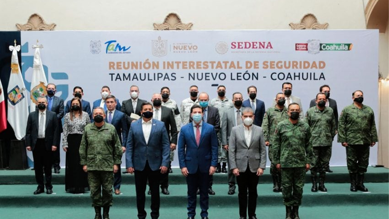 Fortalece Tamaulipas, Nuevo León y Coahuila coordinación en Seguridad Pública