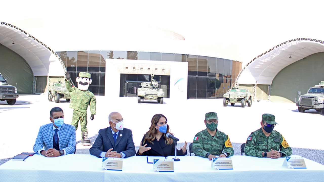 Presentan exposición militar “La Gran Fuerza de México” en Guanajuato