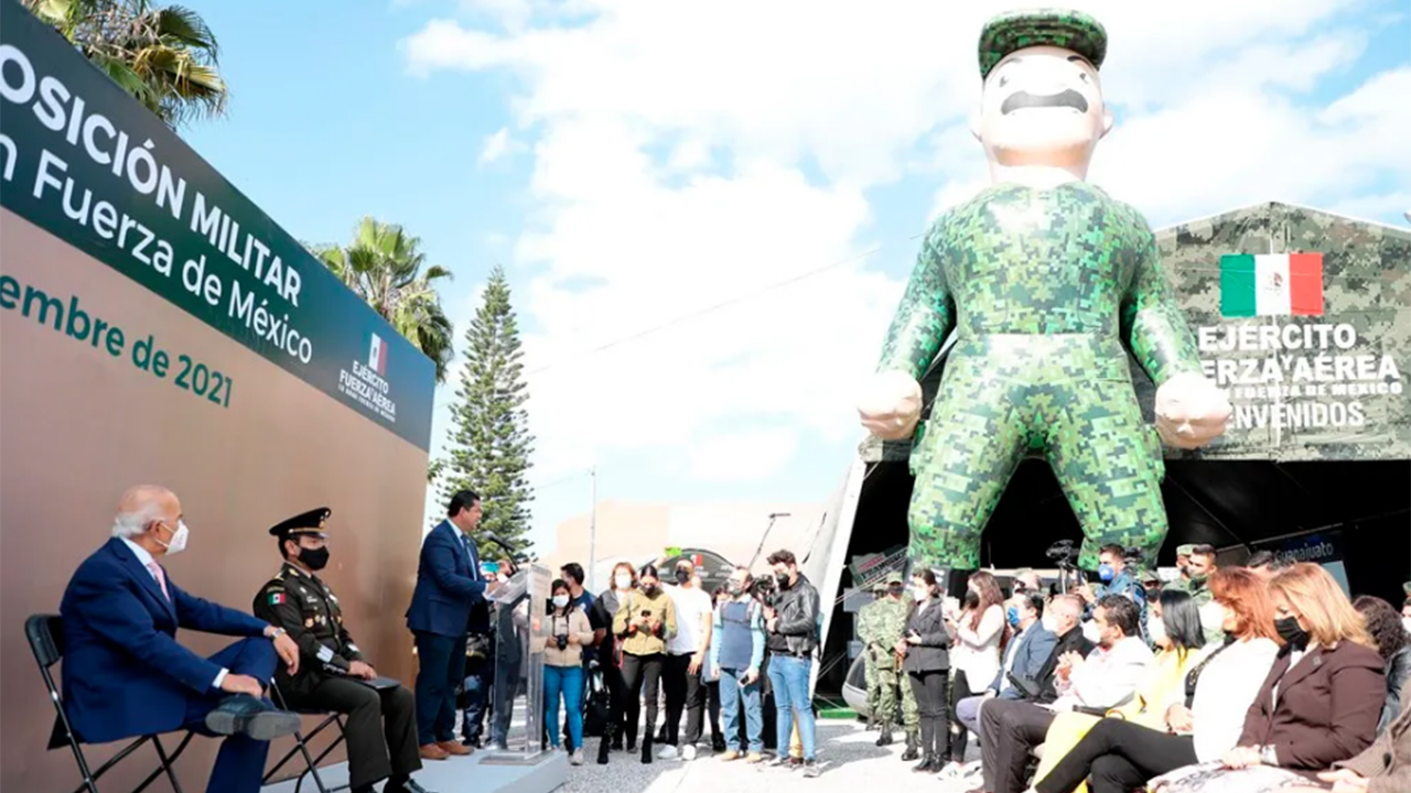 Inauguran la Exposición Militar 'La Gran Fuerza de México'