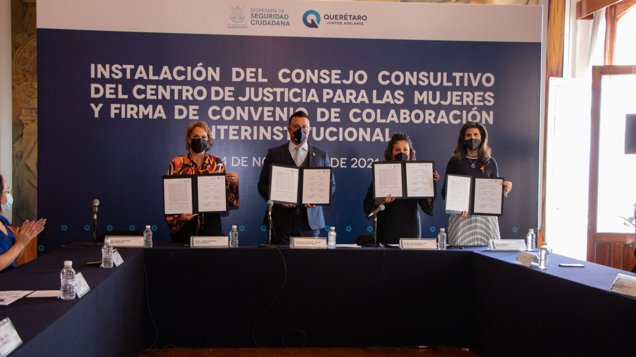 Firman Convenio de Colaboración Interinstitucional para la atención de Mujeres