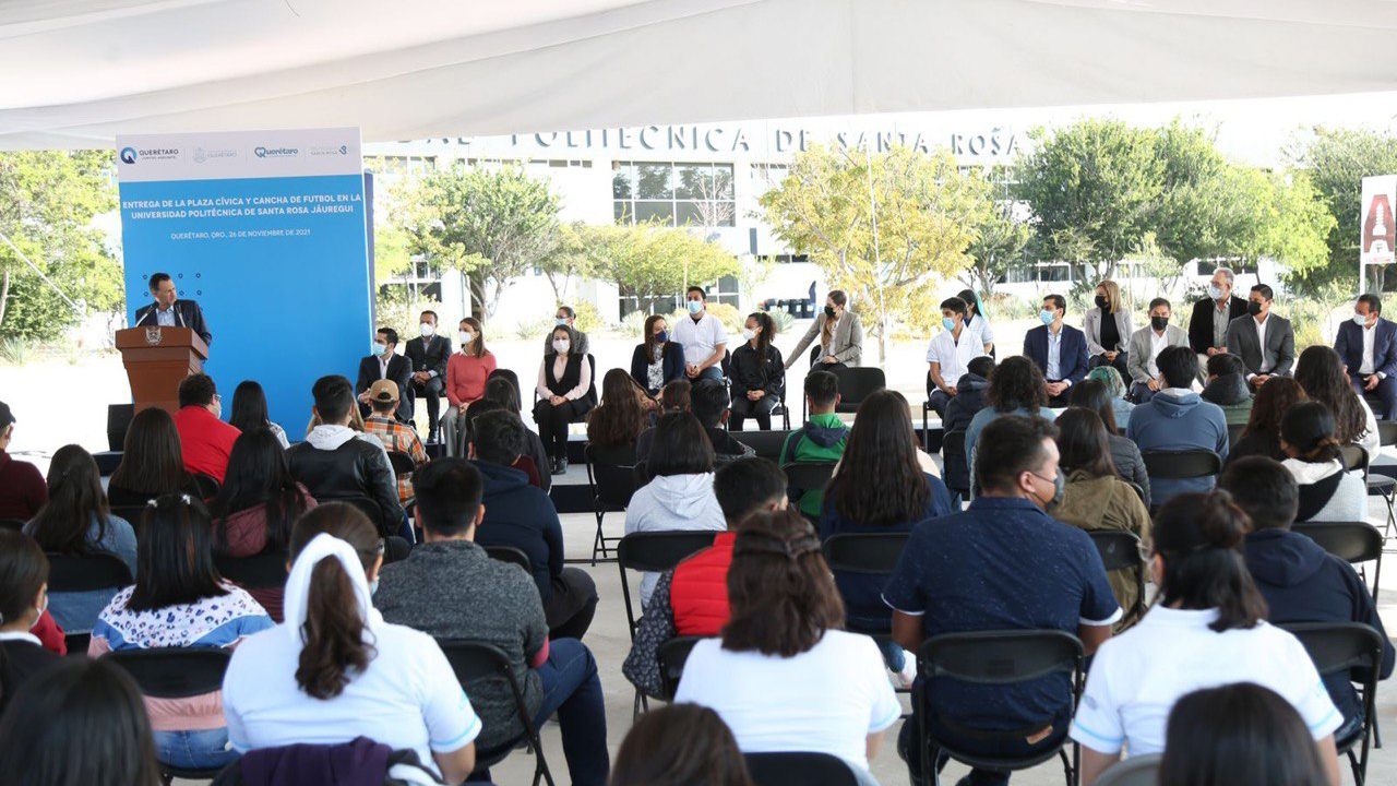 Entrega Gobernador de Querétaro obras por 9 mdp a la Politécnica de Santa Rosa