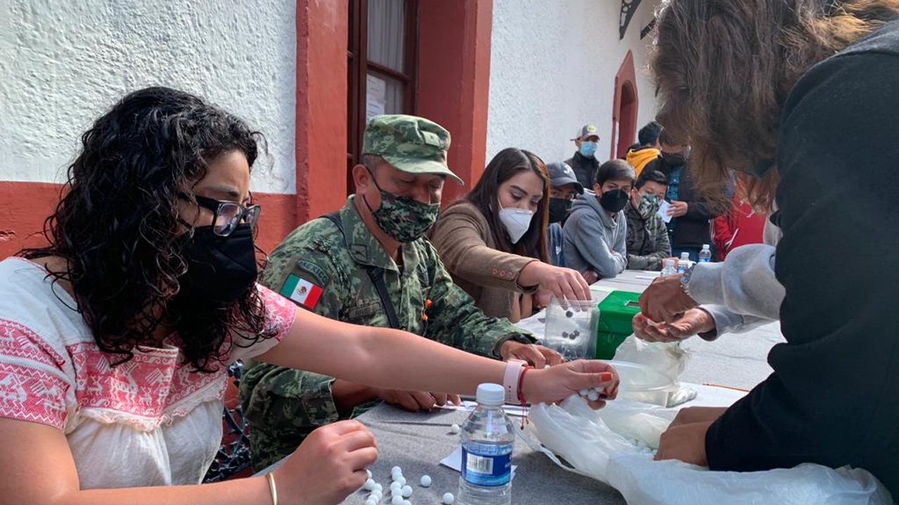 Realizan con éxito sorteo del Servicio Militar Nacional en Tlaxcala Capital