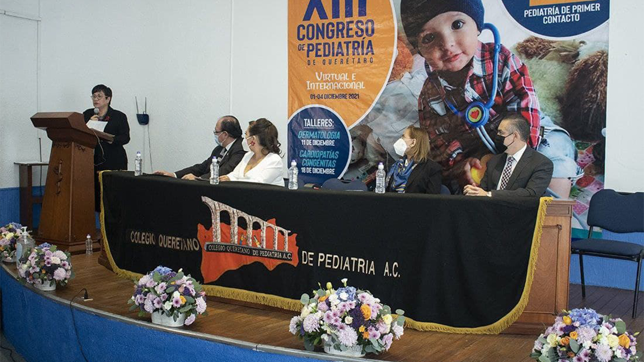 Secretaria de Salud inaugura Congreso Internacional del Colegio de Pediatras de Querétaro