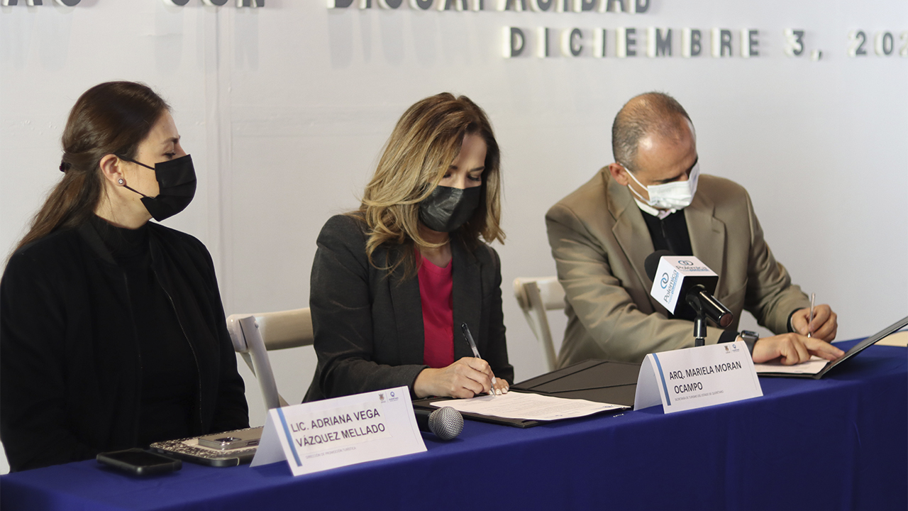 Firma SECTUR Querétaro alianza con el Observatorio Iberoamericano del Turismo Inclusivo