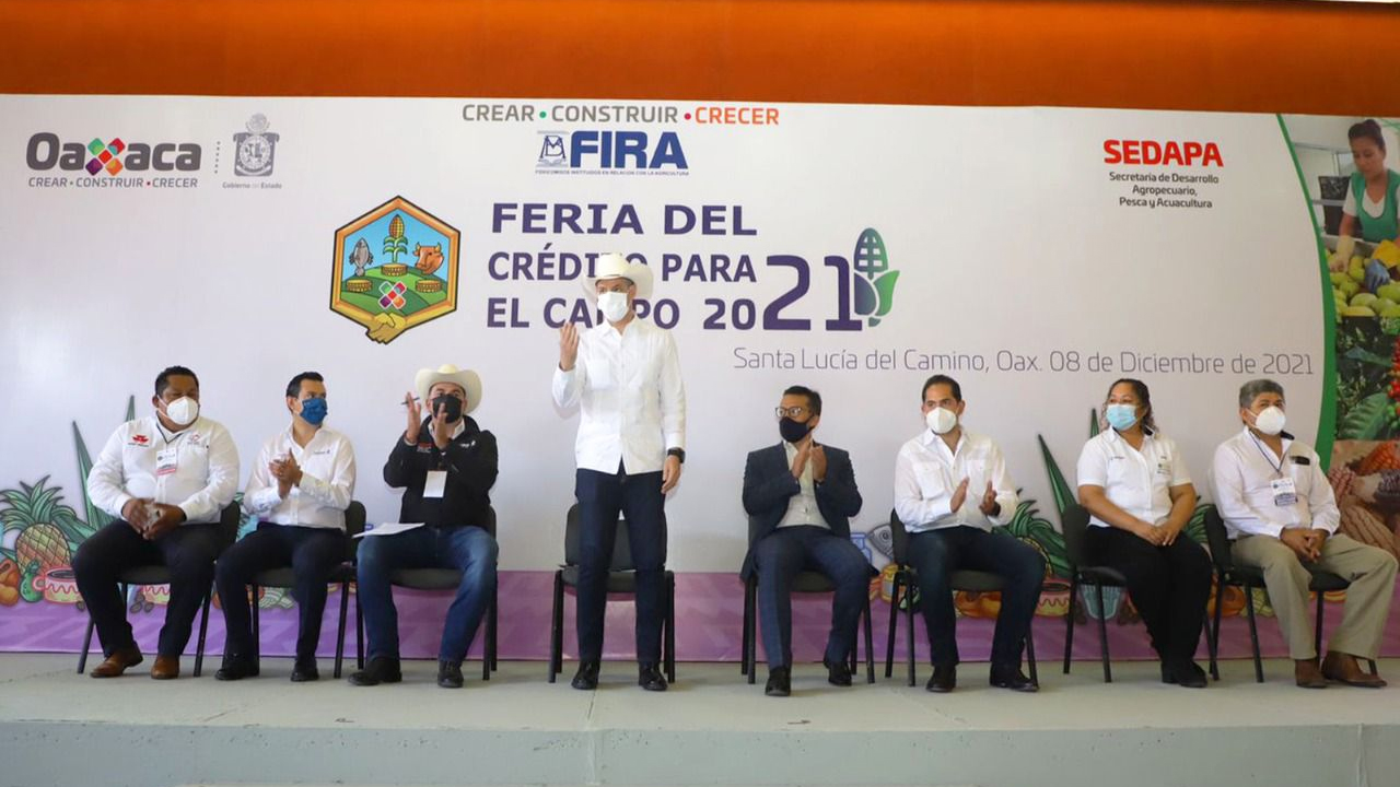 Inaugura Gobernador de Oaxaca Feria del Crédito para el Campo 2021