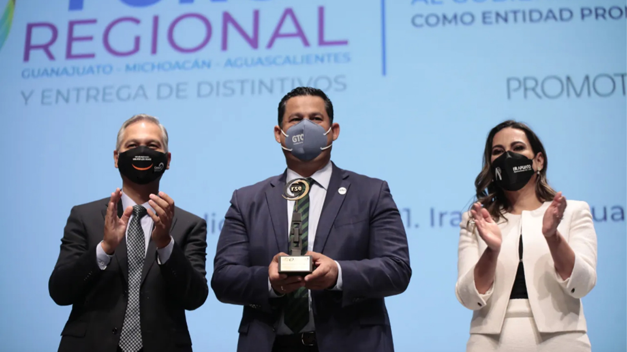 Reconocen al Gobierno de Guanajuato con el Distintivo Entidad Promotora de Responsabilidad Social