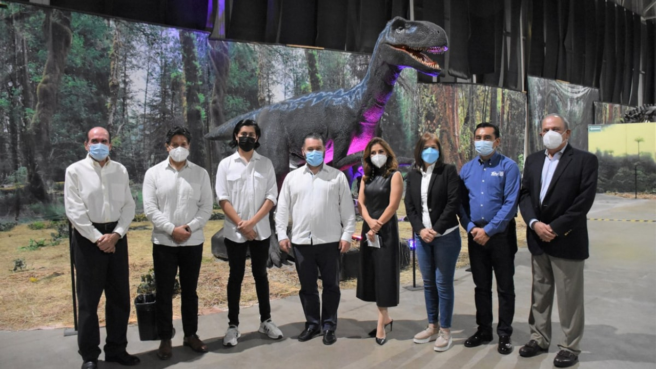 Inauguran en Tampico el museo itinerante 'Tierra de Dinosaurios'