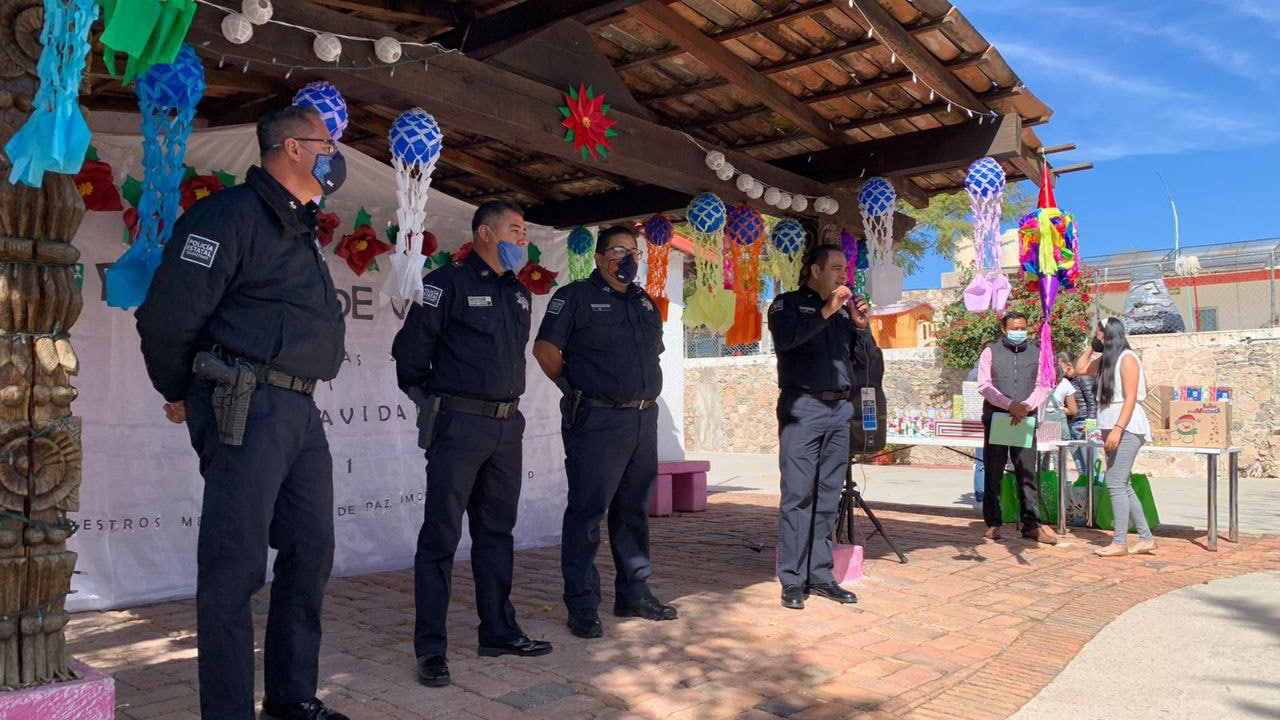 Policía Estatal realiza jornada en Casa Hogar de Ezequiel Montes