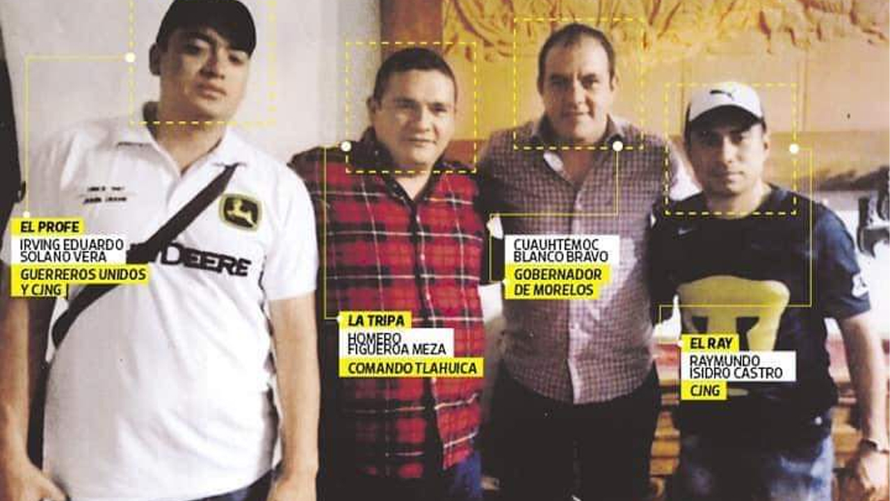 Exhiben a nivel nacional a Cuauhtémoc Blanco junto a líderes criminales