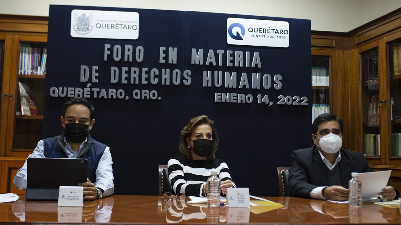 Derechos humanos son prioridad en la agenda pública de Querétaro: Guadalupe Murguía