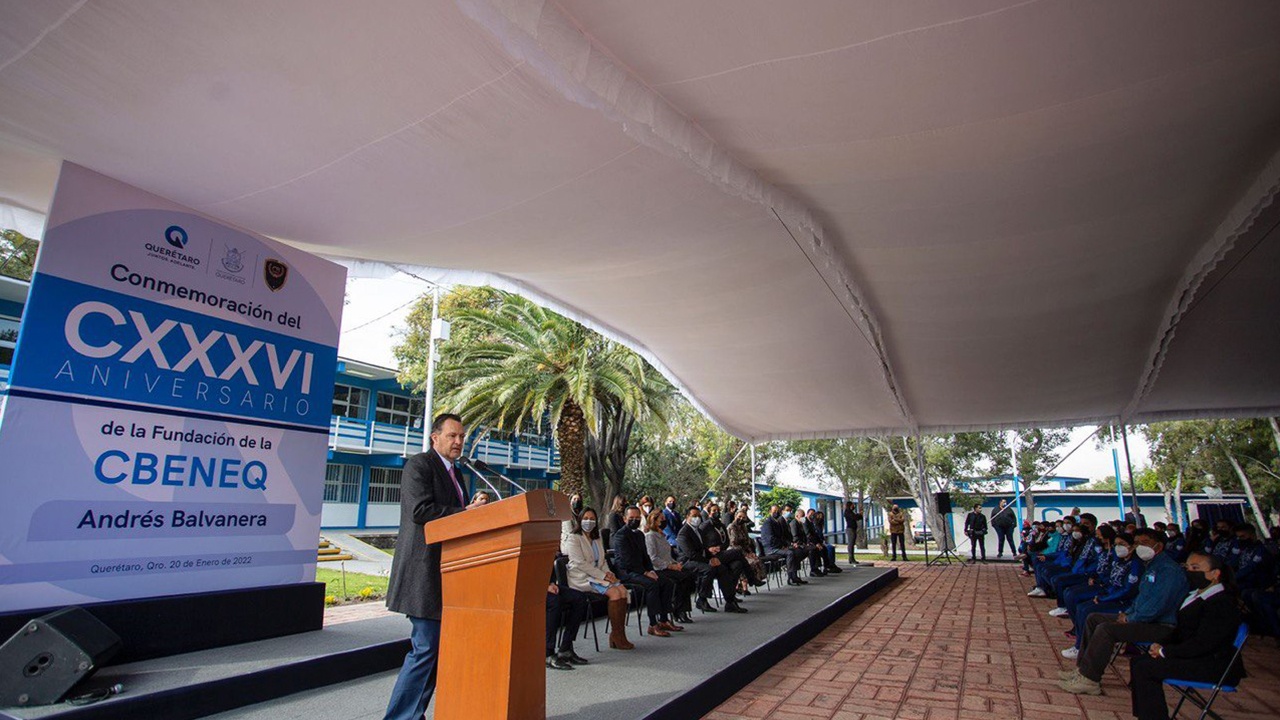 Encabeza Gobernador conmemoración del CXXXVI Aniversario de la CBENEQ