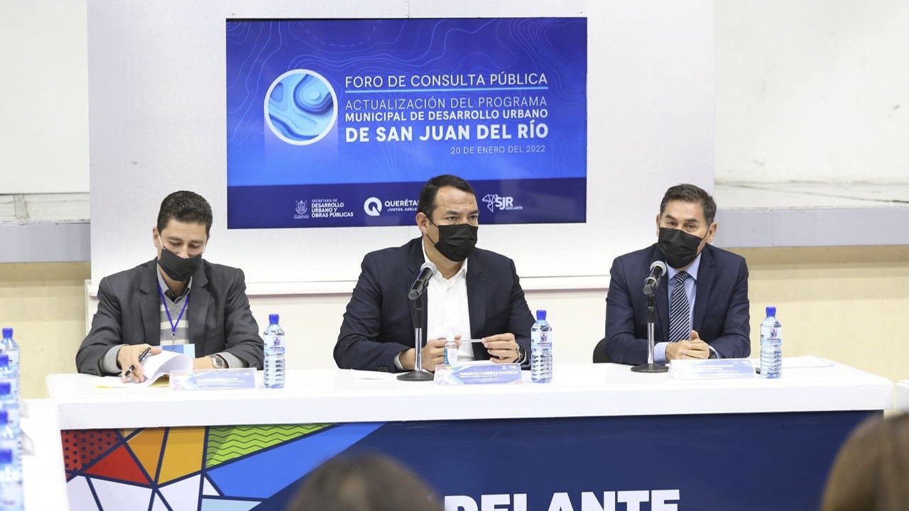 Acude titular de la SDUOP a la instalación del Consejo Municipal de Ordenamiento Territorial en San Juan del Río