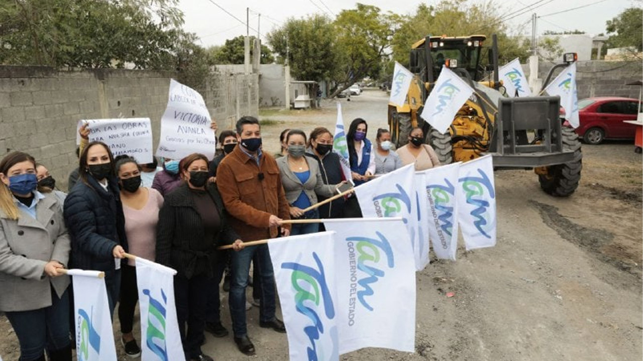 Arranca Programa de Pavimentaciones 2022 en Tamaulipas