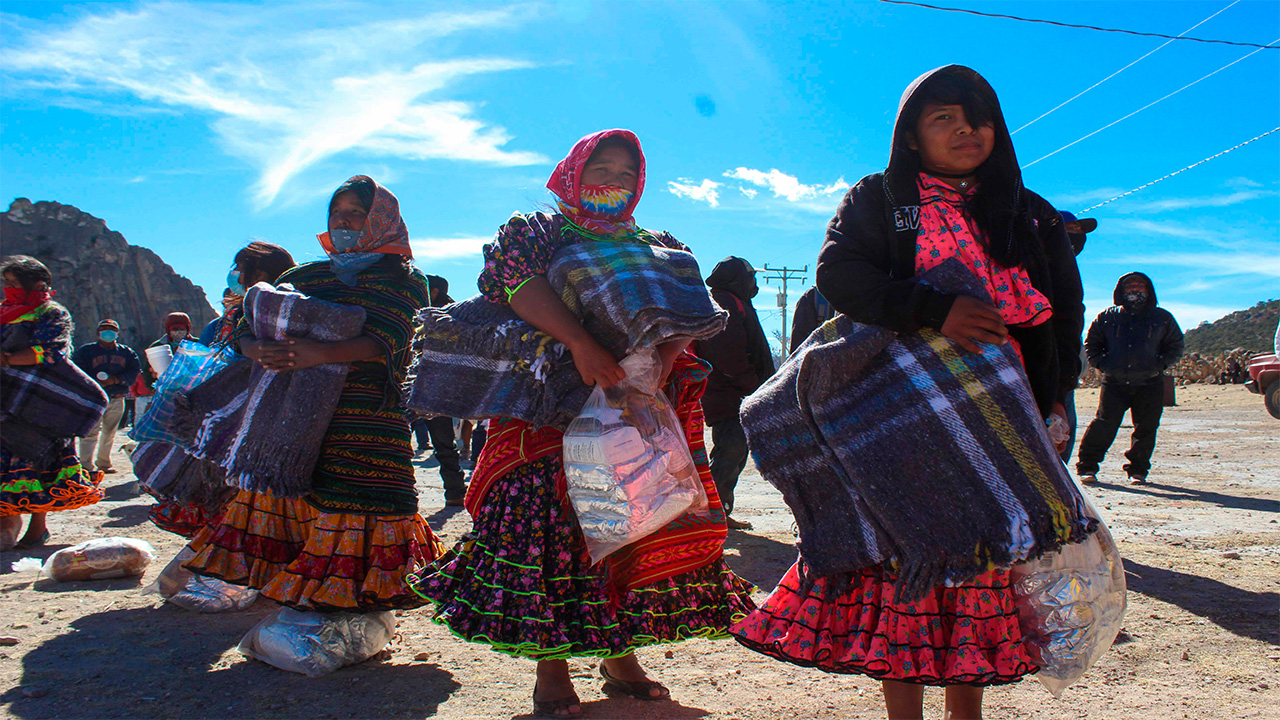 Entrega COEPI apoyos a 500 familias de Carichí del Estado de Chihuahua