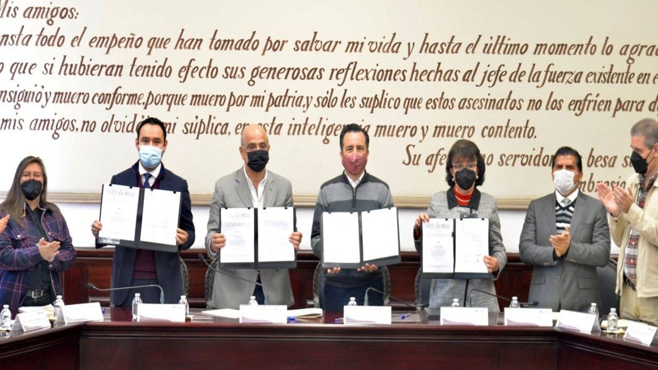 Más recurso y mayor transparencia mediante Convenio de Administración del Impuesto Predial: gobernador Cuitláhuac García del Estado de Veracruz