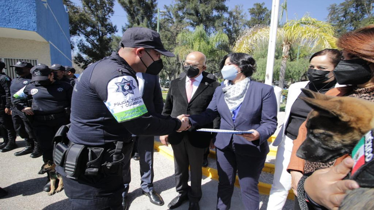 Preside Secretaria Ejecutiva del Sistema Estatal de Seguridad, Sophia Huett López, graduación de integrantes de Seguridad Pública en el Estado de Guanajuato