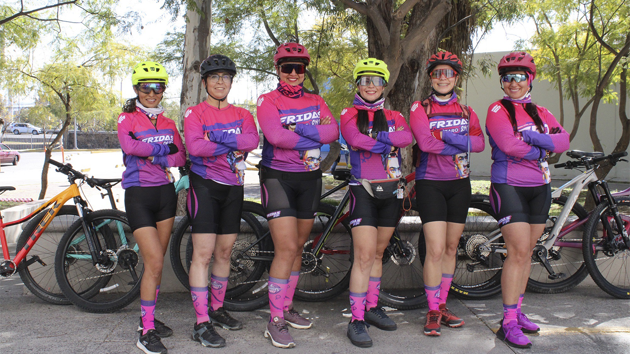 Fridas en Bici invitan a reto ciclista con causa en Querétaro