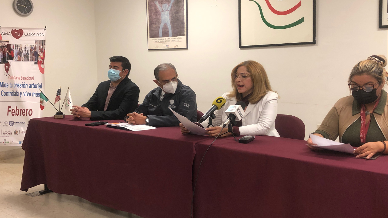 Se suma Secretaría de Salud a campaña binacional “Cuida tu Corazón” para prevenir enfermedades cardiovasculares en el Estado de Chihuahua