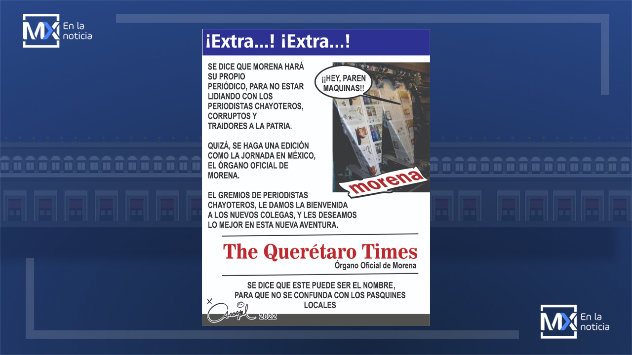 El monero queretano...¡Extra!...¡Extra!