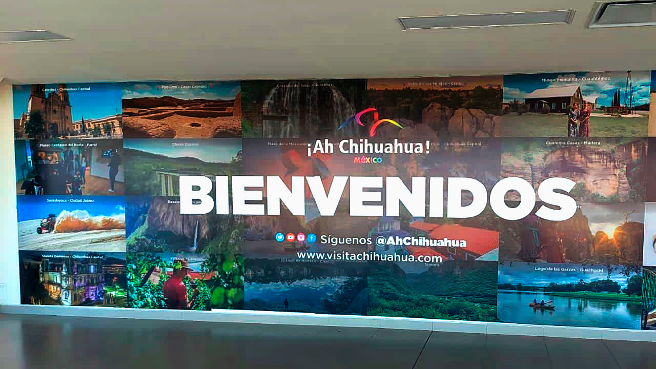 Presenta Fideicomiso ¡Ah Chihuahua! atractivos turísticos del estado en el Aeropuerto de la capital